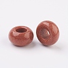 Synthetic Goldstone European Beads G-G740-14x8mm-14-2