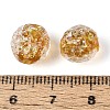 Handmade Foil Glass Beads Strands FOIL-N033-03D-4