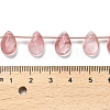 Cherry Quartz Glass Beads Strands G-Q167-A02-01-4