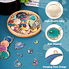  50Pcs 25 Styles Alloy Enamel Pendants ENAM-TA0001-52-13