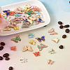 Craftdady 44Pcs 11 Colors Alloy Pendants RESI-CD0001-03-24