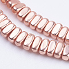 Electroplate Non-magnetic Synthetic Hematite Beads Strands G-J382-2x4x2mm-B02-F-2