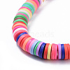 Handmade Polymer Clay Heishi Beads Bracelets BJEW-JB04472-2