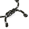 7 Inner Cores Polyester & Spandex Cord Braided Bracelets for Men Women BJEW-JB12571-02-4