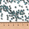Transparent Inside Colours Glass Seed Beads SEED-H002-A-C223-4