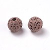 Unwaxed Natural Lava Rock Beads X-G-F325-8mm-A13-2