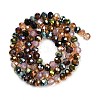 Electroplate Glass Beads Strands X-EGLA-B011-06A-6x5mm-2