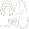 CHGCRAFT 4Pcs 4 Style Pearl Phone Case Beaded Chain AJEW-CA0002-40-1