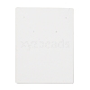 Rectangle Cardboard Earring Display Cards CDIS-P004-18C-2