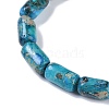 Dyed Synthetic Imperial Jasper Beads Strands G-P529-B01-01-2