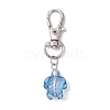 Sea Turtle Transparent Glass Pendant Decoration HJEW-JM02262-4