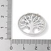 Brass Micro Pave Cubic Zirconia Pendants KK-C086-09P-3