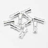 925 Sterling Silver Screw Clasps STER-G019-09S-5mm-1