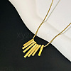 Stainless Steel Tassel Necklaces HT3162-2