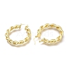 Brass Hoop Earrings EJEW-H104-11G-3