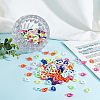 SUPERFINDINGS 720Pcs 9 Colors Opaque Acrylic Linking Rings SACR-FH0001-07-5