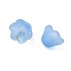 Frosted Glass Bead Cap FGLA-C001-01K-2
