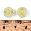 Luminous Frosted Acrylic Beads FACR-T008-02Z-4