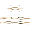 Soldered Brass Paperclip Chains CHC-G005-24G-1