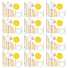 96Pcs 8 Styles Wood & Stainless Steel Ceramic Making Tools Kit TOOL-PH0001-98-1