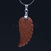 Synthetic Goldstone Pendants WI-PW0001-085L-1