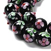 Handmade Lampwork Bumpy Beads Strands LAMP-A005-01A-3