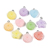 Opaque Resin Pendants RESI-D074-02A-1