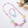 Plastic Beaded Necklaces & Beaded Bracelets WG32877-13-1