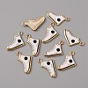 Zine Alloy Enamel Charms ENAM-WH0065-03LG-04-1