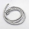 Electroplate Non-magnetic Synthetic Hematite Beads G-J212D-01-2