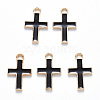 Alloy Enamel Pendants ENAM-S121-122B-2