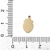 304 Stainless Steel Enamel Charms STAS-I338-01G-05-3