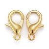 Zinc Alloy Jewelry Findings Golden Lobster Claw Clasps X-E105-G-3