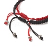 6mm Nylon Cord Braided Bead Bracelets Set BJEW-JB07193-7