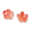 Dyed & Heated Glass Bead Caps GLAA-Z019-03N-2