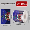 200Pcs Christmas Theme Paper Self-Adhesive Stickers DIY-M070-02Q-1