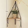 1-Tier Wooden Corner Shelf Wall Hanging PW-WG37940-05-1