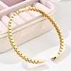 304 Stainless Steel Watch Band Bangles for Women BJEW-Z092-03G-4