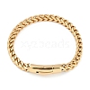 304 Stainless Steel Wheat Chain Bracelets STAS-L692-001G-1