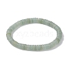 Natural Green Aventurine Disc Beaded Stretch Bracelets BJEW-JB09515-03-1