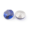 Pointed Back & Back Plated Glass Rhinestone Cabochons RGLA-J012-8mm-243-2