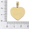 Ion Plating(IP) 304 Stainless Steel Enamel Rhinestone Pendants STAS-Q325-02A-G-3