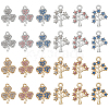 48Pcs 12 Style Alloy Pendants FIND-FH0003-73-1