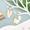 Natural Cowrie Shell Beads Earrings for Girl Women EJEW-JE04644-01-2