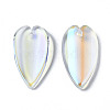 Transparent Glass Pendants GGLA-S054-013C-01-4