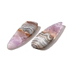 Natural Amethyst Lace Agate Pendants G-A244-07D-2