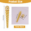 12Sets Alloy Pendants Findings FIND-CA0009-94G-2
