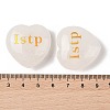 Natural Quartz Crystal Heart Engraving MBTI Figurines Statues for Home Office Desk Decorations X1-G-K353-05E-3
