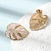 Brass Stud Earrings for Women KK-CBA9D38-05G-01-3