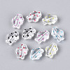 Printed Transparent Acrylic Beads TACR-T029-11M-2